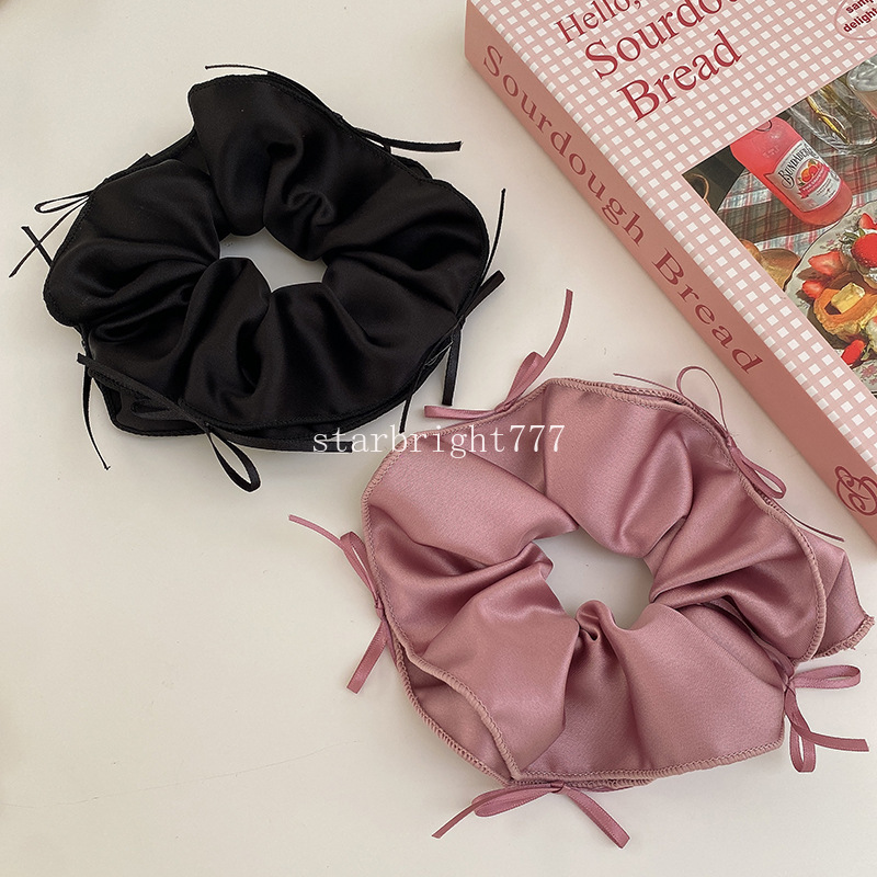 Sweet Ballet Style Grand Scrunchie Hairband avec du nuage de couleurs de couleurs de soie