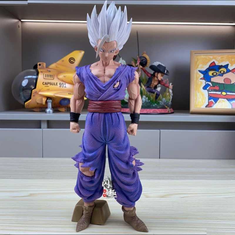 Action Toy Figures Z Figures son Gohan 33cm Anime Figurine Beast Gohan GK Statue PVC Model Doll Collection Desk Decoration Toys Presents