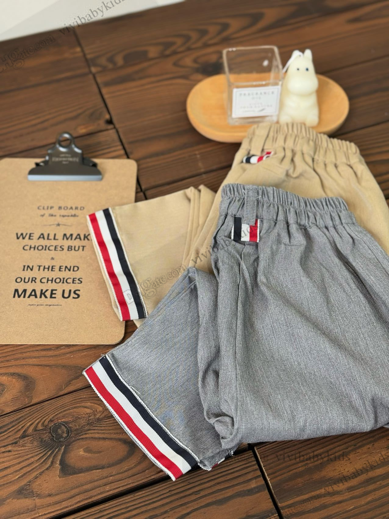 Fashion Kids stripe trousers designer Boys double pocket elastic waist suit pants spring children loose casual trouser Z7737