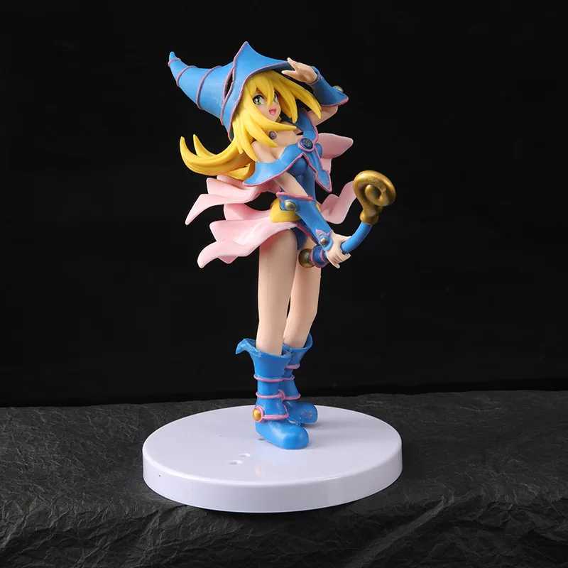 Aksiyon oyuncak figürleri anime yu-gi-oh! Düello canavarlar kız 16cm figür up geçit töreni karanlık sihirbaz kız aksiyon figür yetişkin koleksiyon model bebek oyuncakları