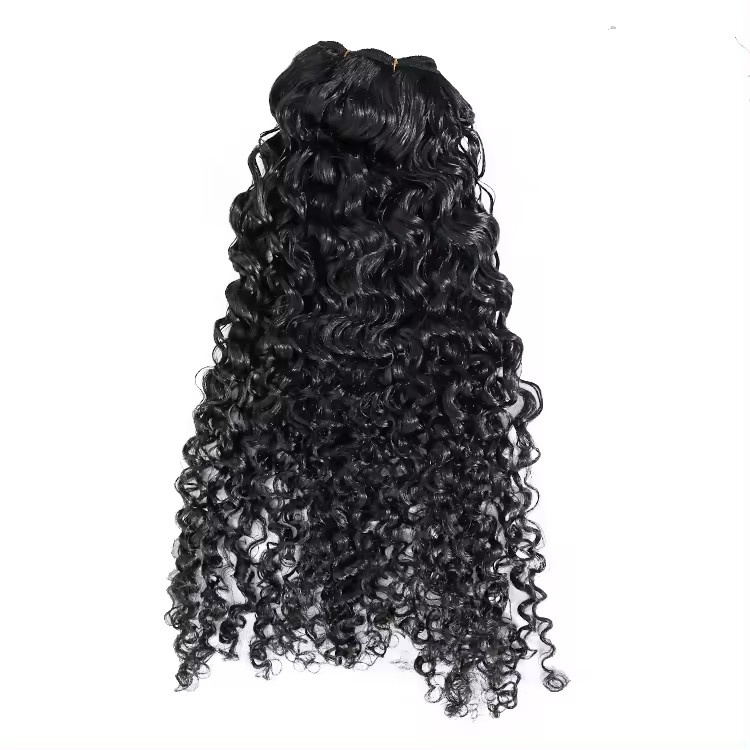 Double Drawn Burmese 3B3C Curly Hair Bundle Weft Human Hair Unprocessed Raw 3B3C indian Hair Bundles Extension 1bundle/100g