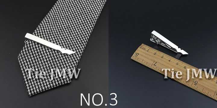 Tie Clips Man Novely Tie Clip Male Bar Casual Bike Leaf Necktie Clips Chrome Stainless Steel Jewelry Mens Clothing Accessories Y240411