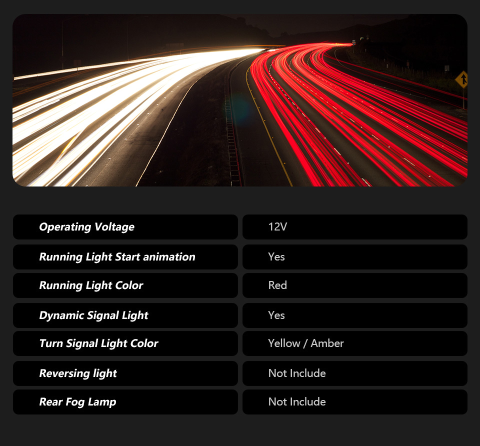 Streamor Streater Streater Turn Signal Vlightlights pour Audi Q5 Q5L LET DE TAILLE DE LED 08-18