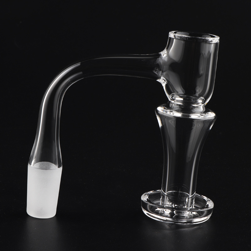 Högkvalitativ full svetsrökning avfasade kant terp slurpers mixer kvarts banger 10mm 14mm två stilar sömlösa naglar för glas bongs dab riggar