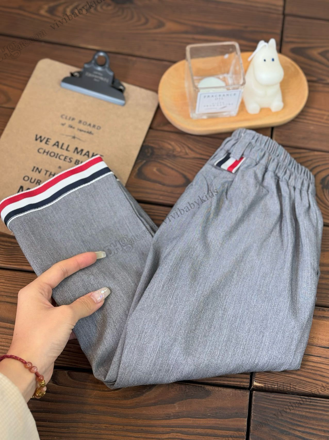 Fashion Kids stripe trousers designer Boys double pocket elastic waist suit pants spring children loose casual trouser Z7737