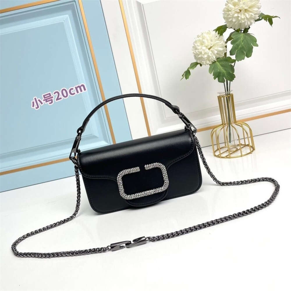 Crossbody Locoo Designer Leather Bag Woman Vallenttiino Calf Bags Vo Purse New Lady 2024 Event Fashion Chain Handbag Single Crystal Shoulder Diamond T0UX