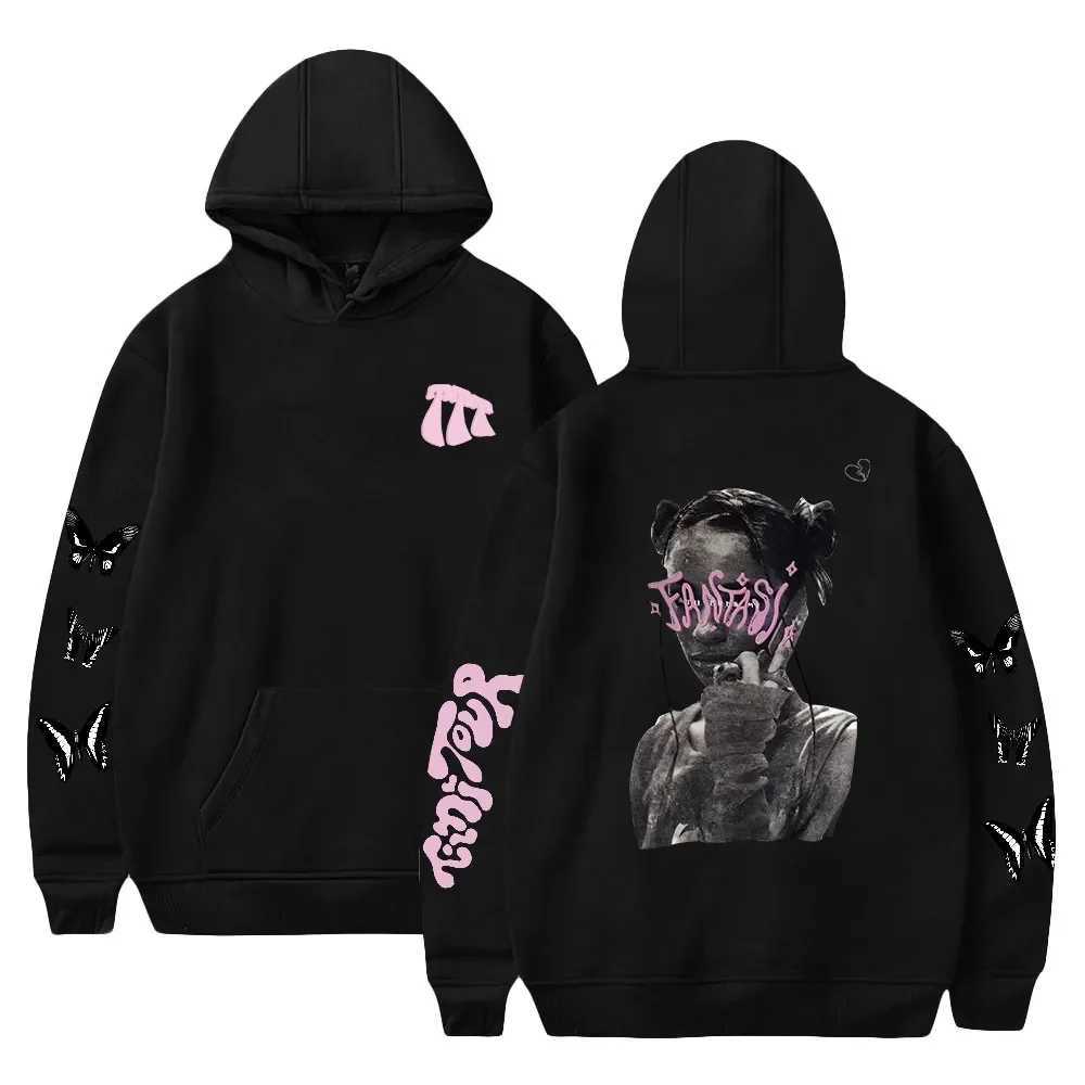 Kadın Hoodies Sweatshirts Tini Stoessel Hoodie 2023 Tini Tur Tur Uzun Kollu Sokak Giyim Erkekleri Kadın Kapüşonlu Sweatshirt Moda Giysileri 240413