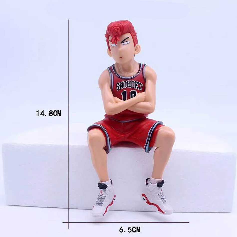 Figure di giocattolo d'azione 15 cm anime slam schiacciata sakuragi hanamichi figure rukawa kaede giocattoli modelli auto ornamenta