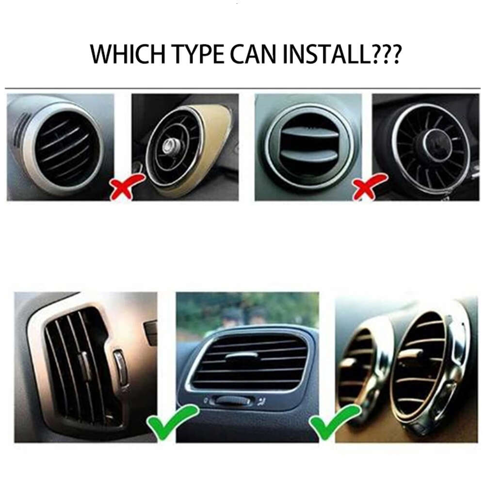 New Universal 20cm Air Conditioner Outlet Decorative Strip U Shape Moulding Trim Strips Decor Car Styling Accessories