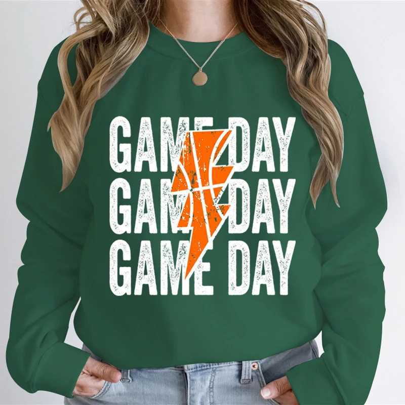 Women's Hoodies Sweatshirts Harajuku Fashion Hoodies Game Day Flash Sweatshirts Women Men Hip Hop Casual Long Sleeves Fashion Tees Game Day Fashion Hoodies 240413