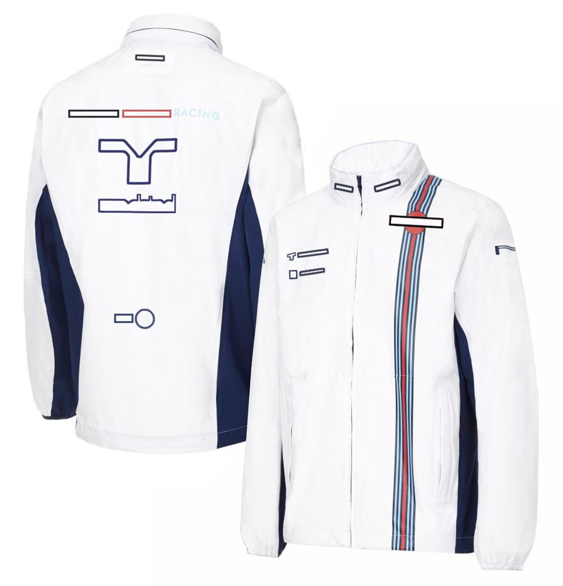 F1 Drivers Jackor Formel 1 Team Sweatshirt Jacket Autumn and Winter Racing Suit Uniform Jacket Men's Casual Zip Up Windbreaker
