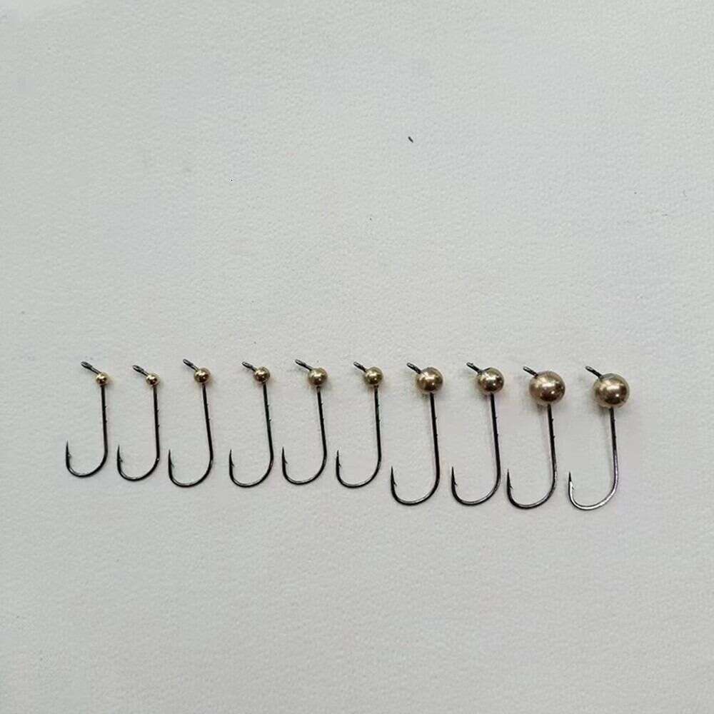 Novo Mini Micro exposto Truta Trout Soft Worm Fretle Jig Hook Fishing Tackle