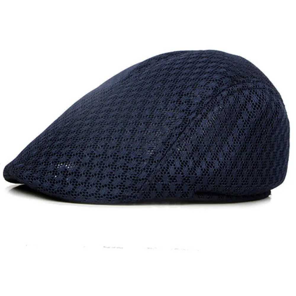 QWQ1 Bérets British Style Femmes Béret Hat Men de soleil Soleil Golf Drive Cabbie Hat Newsboy Ivy Flat Cap Cap Summer Mesh Sun Sun Cap Flat Cap Visors D24418