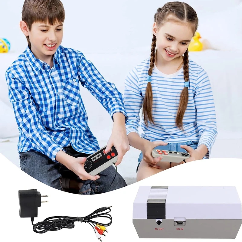 Retro Game Console Classic Mini Video Game System Built-in 620 Games 8-Bit FC Nes TV Console for Adults and Kids