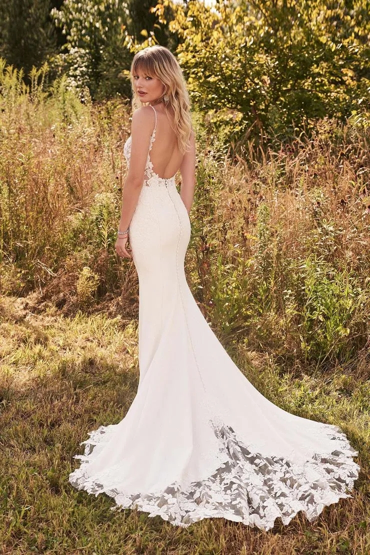 Paesi occidentali abiti da sposa boho abiti sexy spaghetti spalnetti in pizzo sirena abiti da sposa eleganti avorio satina