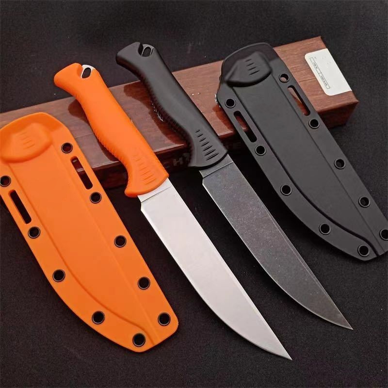 BM Knives 15500 Outdoor Fixed Blade Nylon fiberglass handle Knife Forged Camping Hunting Survival Tactical stainless steel Knives