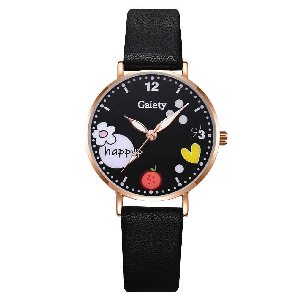 Children's watches Kids Watches Pink Cute Childrens Wristwatch Cartoon Pattern Quartz Watch Set for Girls Fashion Students Clock Relogio Feminino