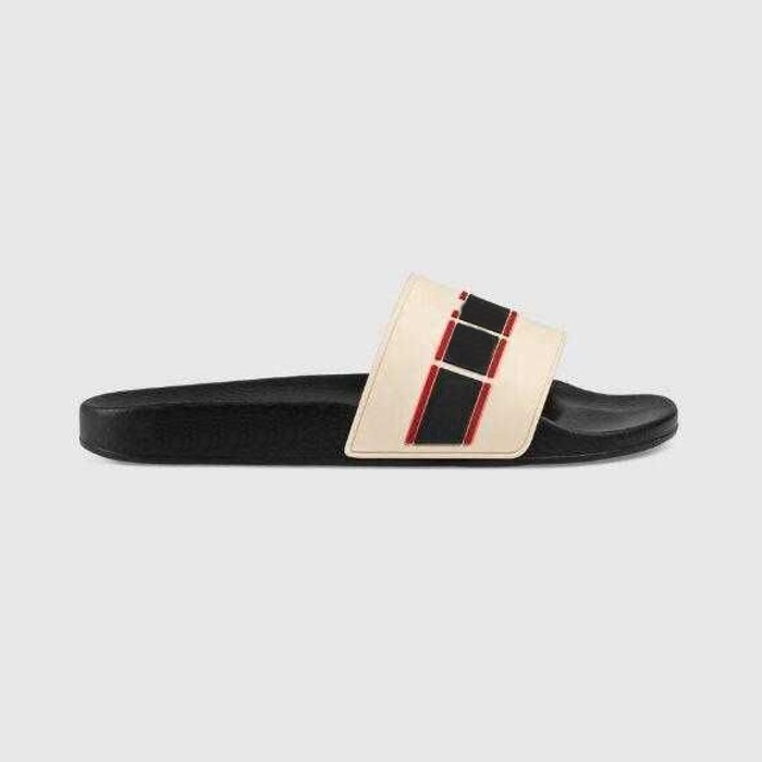 Designers chinelos homens homens lâminas florais femininas apartamentos de plataforma sandálias de borracha de brocade Bottoms Flip Flip Flips Beach Shoes causais Soves Sliders Tamanho 35-46