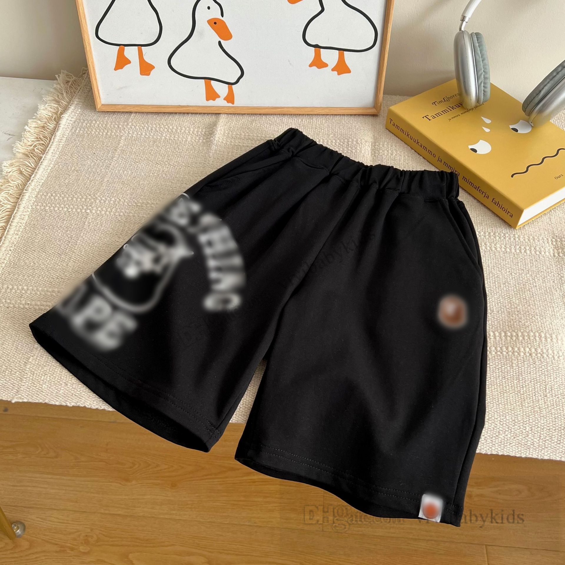 Adolescenti di moda Lettera scimmia Shorts stampato Big Boys Girls Designer Casual Half Pants Summer Children Shorts Shorts Z7764