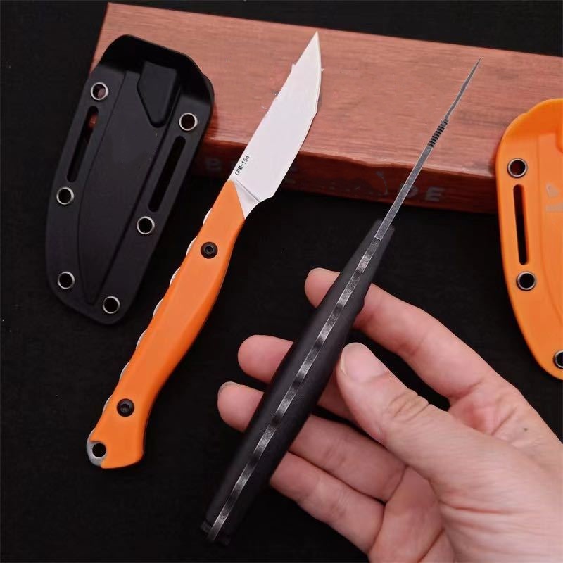 BM 15700 Couteau de chasse mini lame fixe CPM-154 Outdoor Survival Tactical Tactical Multifonction Gear Gear Tools Nylon Fiber Sage