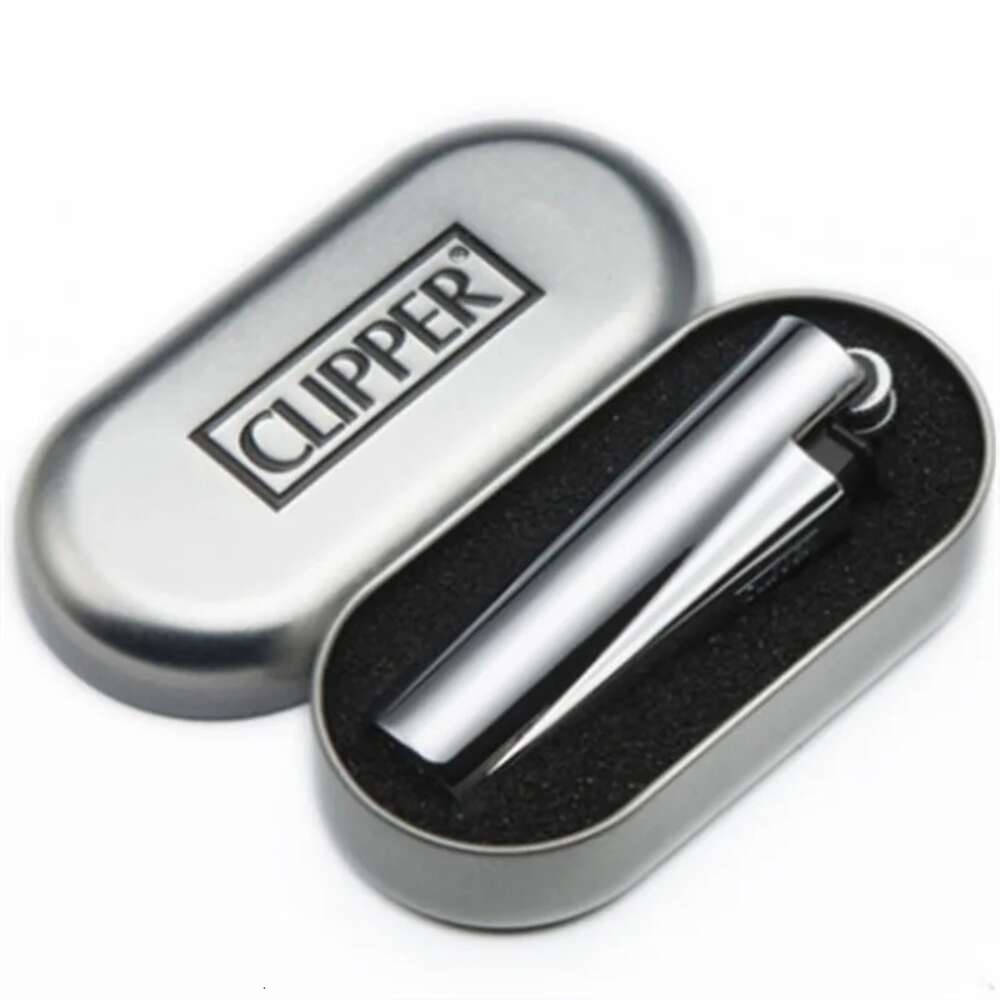 Accensione della ruota di macinazione in metallo Creative Clipper senza gas più leggero Mini Pocket Pocket Piccollo più leggero Packaging da uomo Regalo uomini