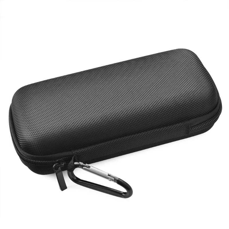 LE14mon Travel Hard Zipper Case leather Protective Sleeve Storage Bag Pouch Speaker and cable