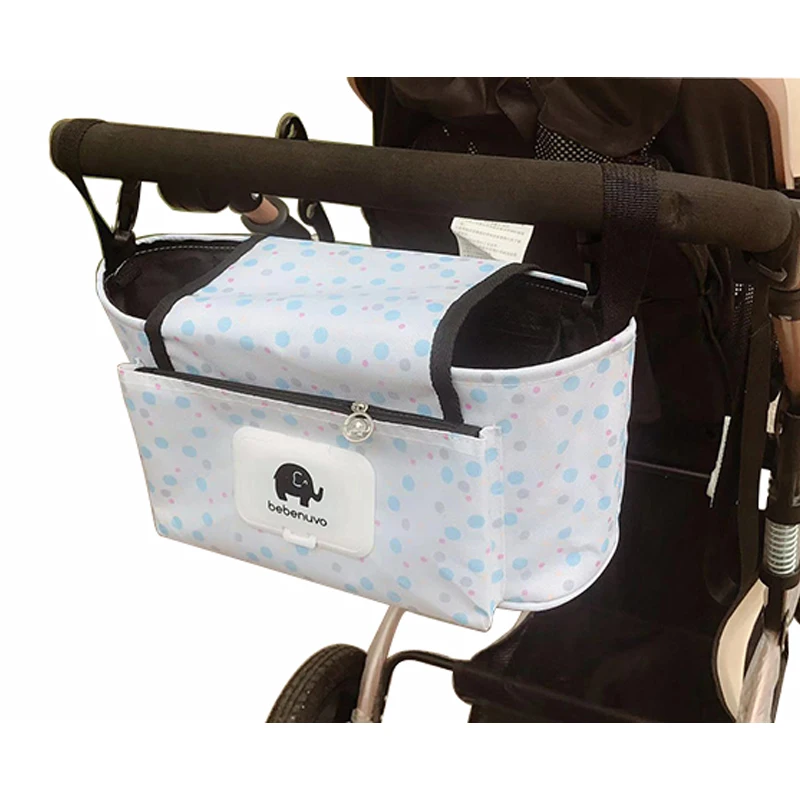 Belt Diaper bag Cartoon Baby Stroller Bag Organizer Bag Nappy Diaper Bags Carriage Buggy Pram Cart Basket Hook Stroller Accessories