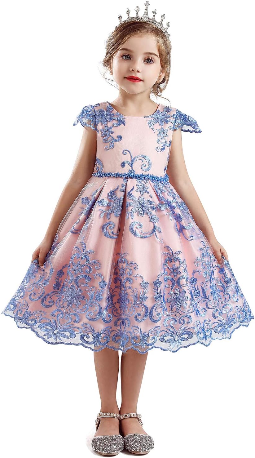 Blumenmädchen Kleider Kleinkind Prinzessin Hochzeitsfeier Kleid