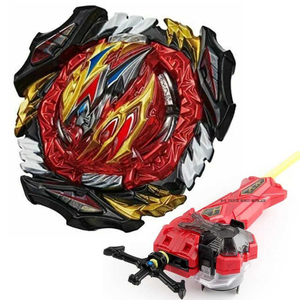 4d Beyblades B-X Toupie Burst Beyblade B-200 Xiphoid Xcalibur Xanthus B200 Modified Set avec B-200 Custom Power Sword Launcher L / R