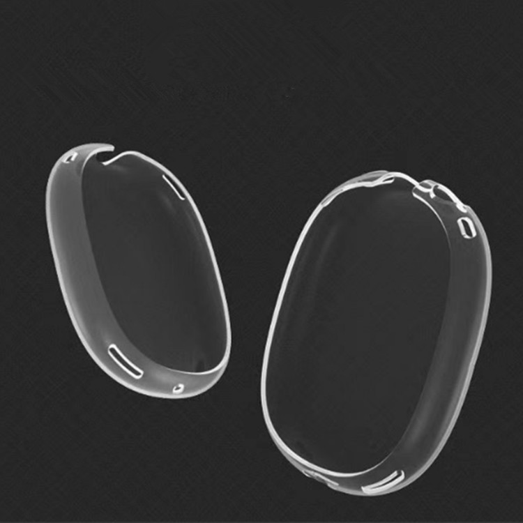 For Airpods Max bluetooth earbuds Headphone Accessories Transparent TPU Solid Silicone Waterproof Protective case AirPod pro max Headset cover Case