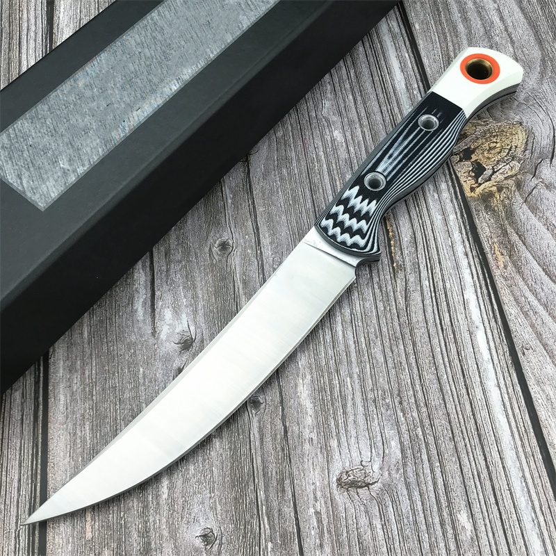 BM Knives 15500 скамейка портативная D2 Blade Steel Steed Hunt Fixed Knife G10 Ручка G10 Наружный кемпинг -охотничий карманный нож EDC Инструмент