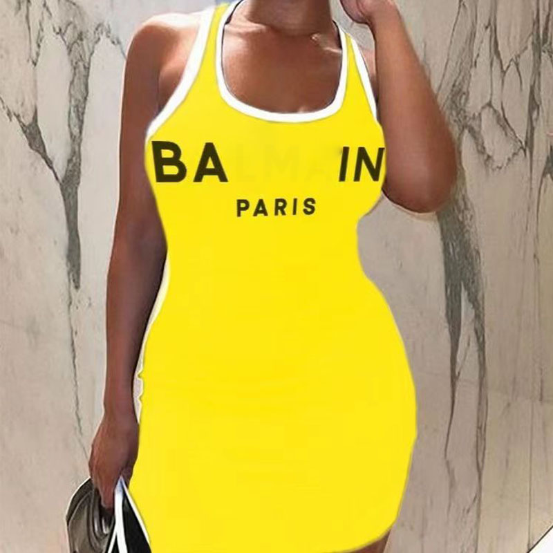 Projektant Summer Sexy Sukienka Luksusowa marka sukienki Płuce moda