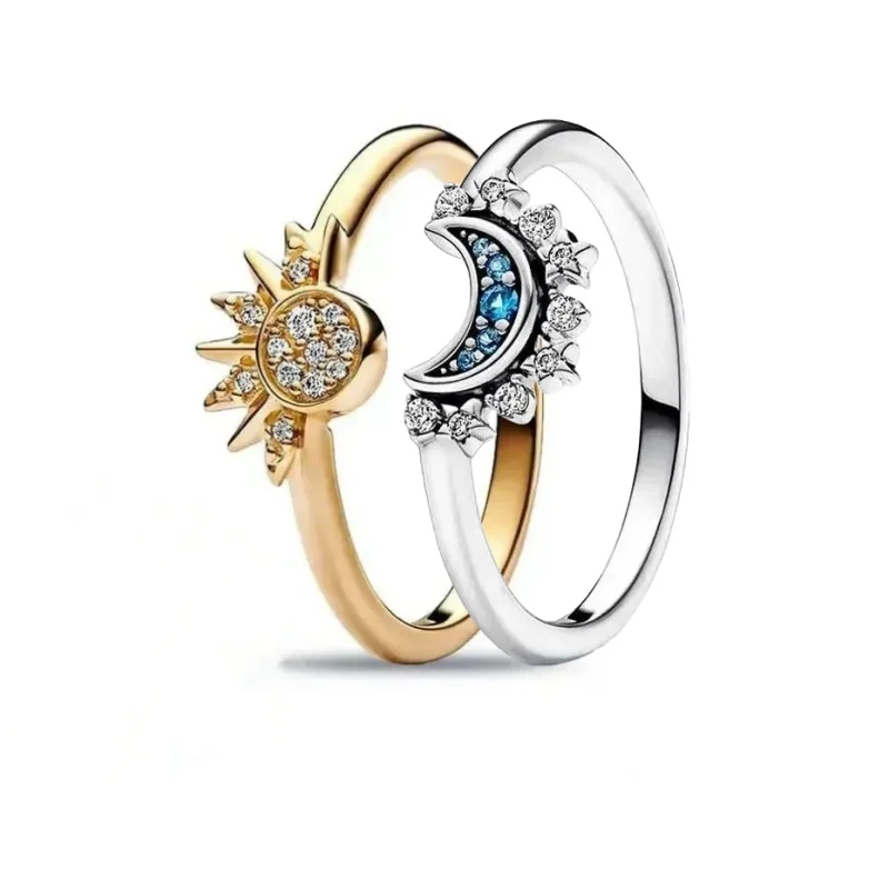Autentiche donne in forma sugli anelli Heart Love Ring Cenerentola serie-sun-rose-corona