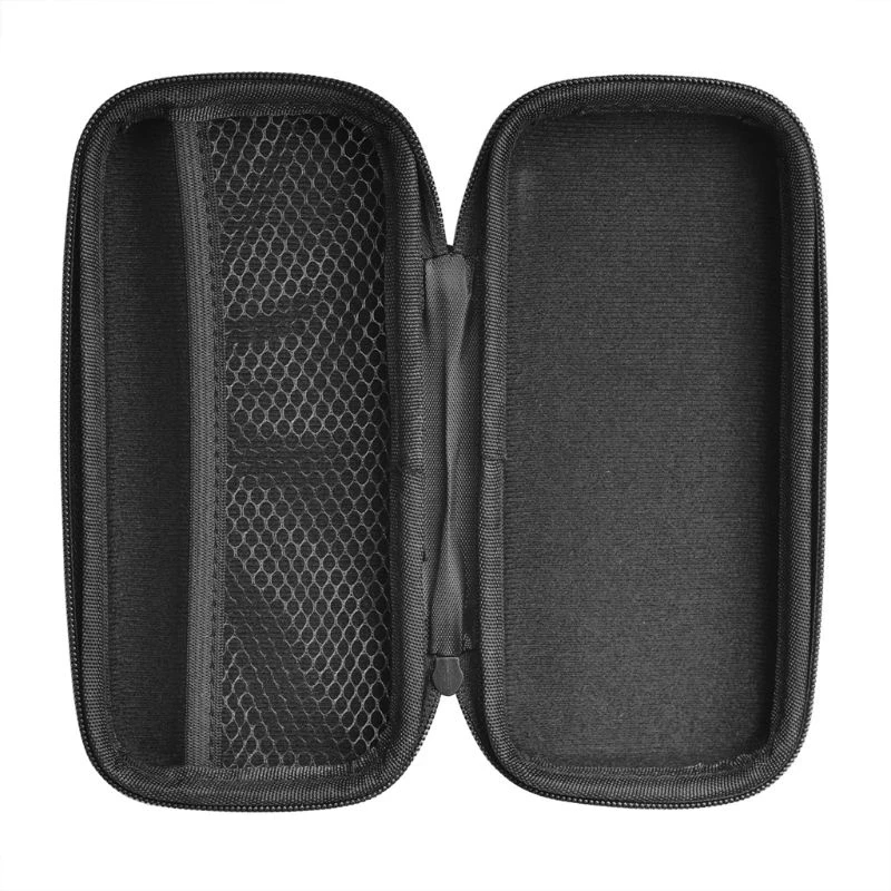 LE14mon Travel Hard Zipper Case leather Protective Sleeve Storage Bag Pouch Speaker and cable