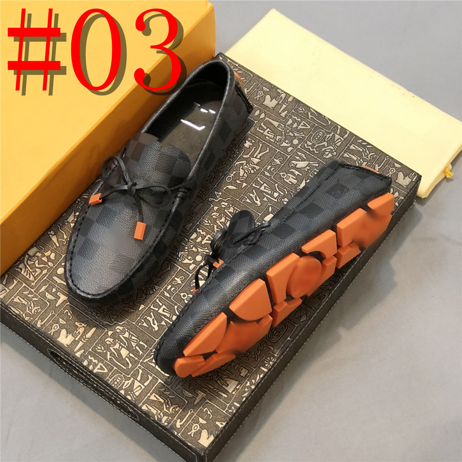 Fashion Designer Men Loafers Shoes Genuine Leather Casual Summer Shoes Classic luxurious Mens Elegantes Slip On Men's Flats Plus Male Driving Shoes Size 4-12