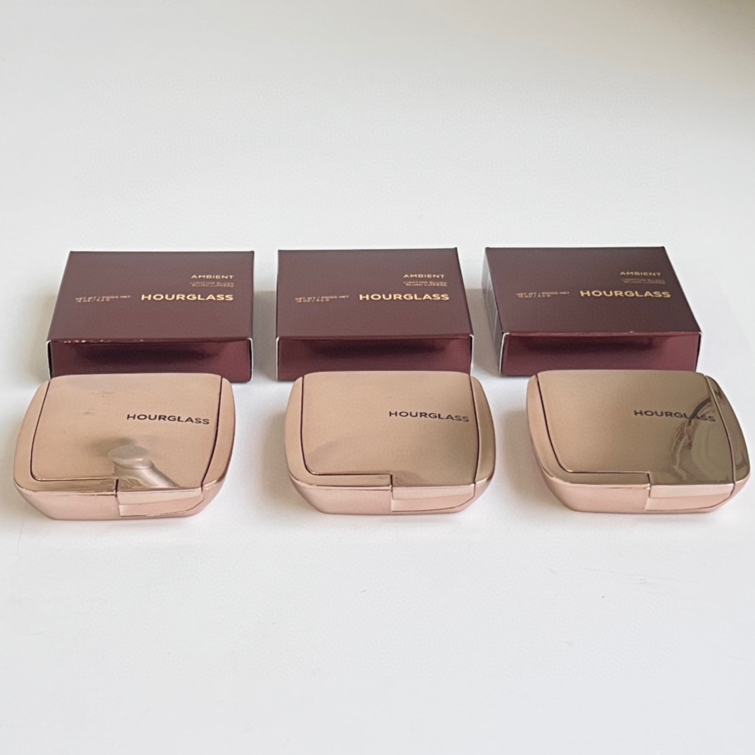 Hourglass Ambient Lighting Blush Makeup 4.2G Full Size Boxed 3 Shades Natural Face Illuminating Cheek Blush Pressed Powder Cosmetics