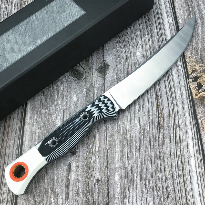 BM Knives 15500 скамейка портативная D2 Blade Steel Steed Hunt Fixed Knife G10 Ручка G10 Наружный кемпинг -охотничий карманный нож EDC Инструмент