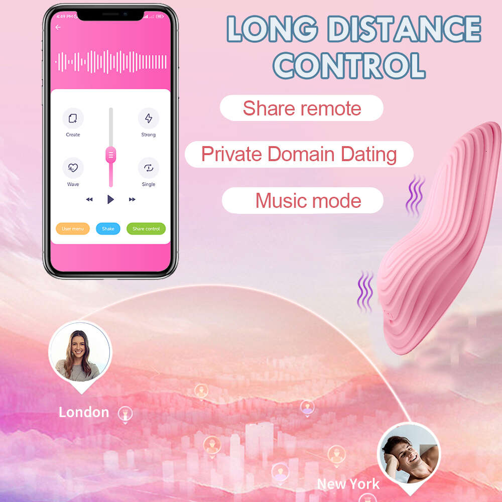 Vibratrice de culotte pour les femmes App Remote Control Garable G Spot Stimulator Pussy Massager Dildo Wear Female Vibrant Sex Toys