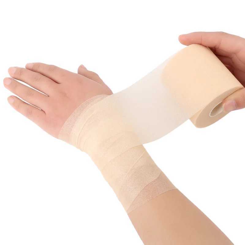 First Aid Supply Self-Adhesive Elastic Bandage Foam Cotton Skin Film Knee Skin Mask Film Foam Underwrap Sports Pre-Wrap Athletic Tape d240419