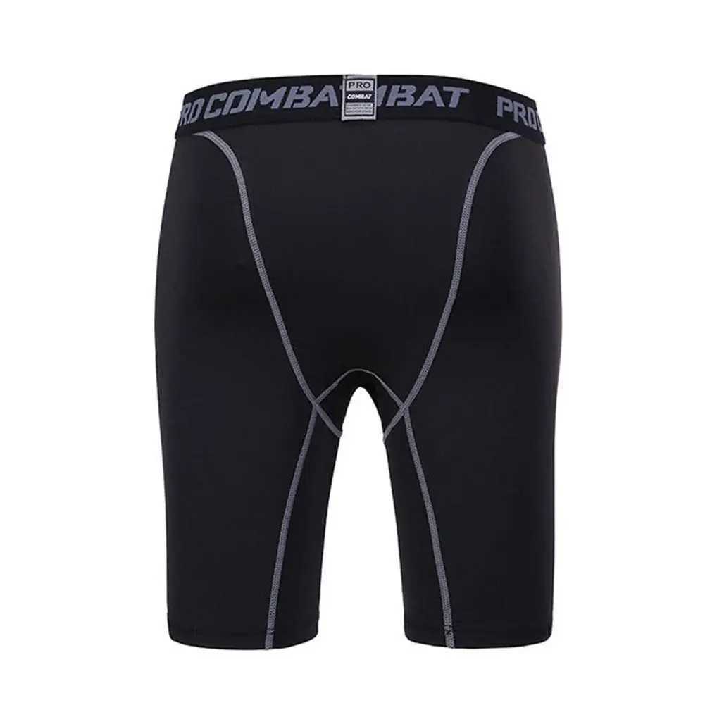 Men's Shorts Male Fitness Quick-Drying Tight Shorts Elastic Compression Leggings Training Pants Men Running Shorts Black Gray Plus Size 3XL 240419 240419