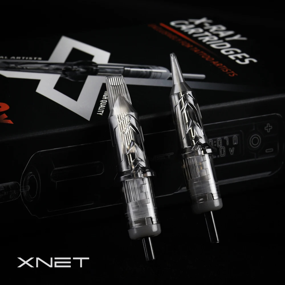 Xnet Flux Max Wireless Tattoo Machine Kit Rotary Tattoo Pen with Extra 2400MAh Power Blandad tatueringskassett för tatueringskonst 240415