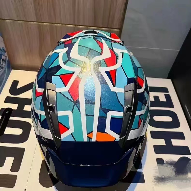 Full Face Shoei X15 X-Fifteen X-SPR Pro MM93 Marquez Barcelona Motorcykelhjälm Anti-dimma Visor Man Riding Car Motocross Racing Motorcykel hjälm