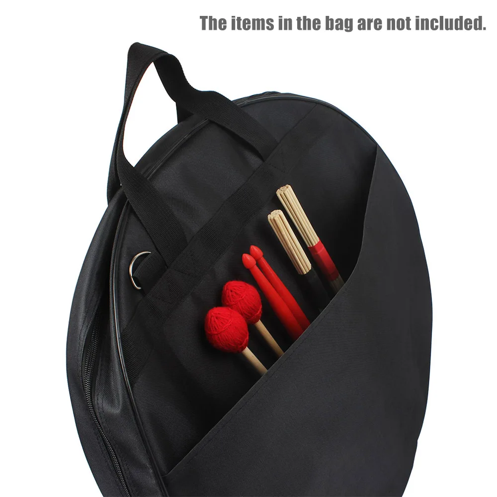 Bags Cymbal Bag Backpack for 21 inch Cymbal Three Pockets with Removable Divider Shoulder Strap