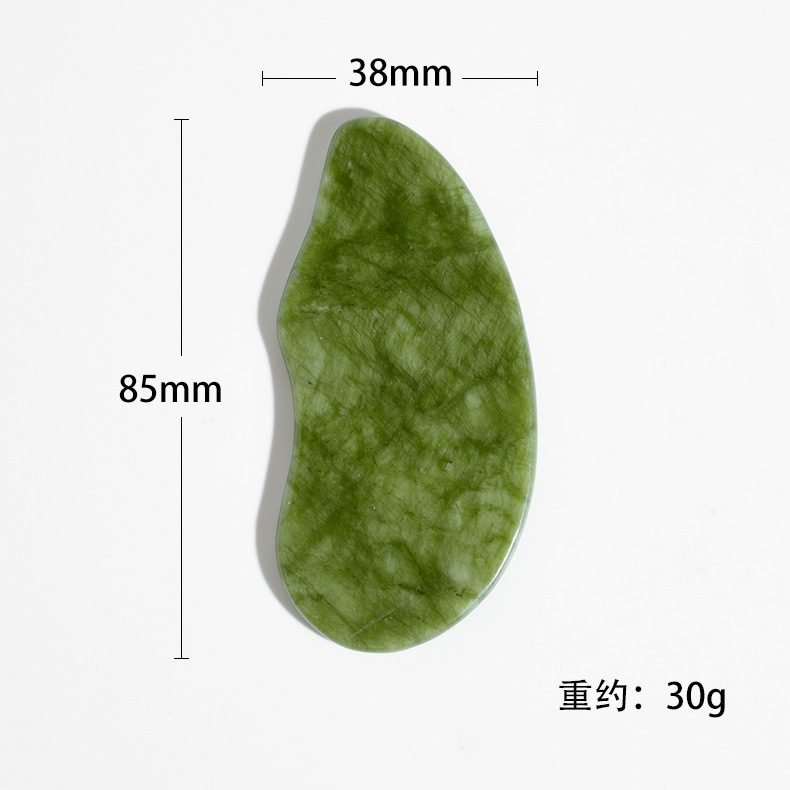 Gua Sha Facial Tool Natural Green Jade Stone Guasha Massager For Facial Lift Body Acupuncture Beauty Health SPA Anti Aging Wrinkle Skin Tighten