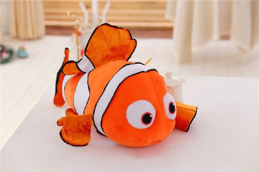 Factory wholesale 2 styles 25cm cartoon clown fish plush toy aquarium dolls goldfish dolls children's gifts