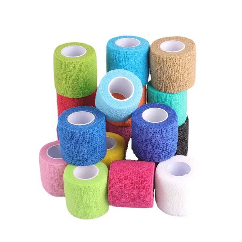 Fornitura di pronto soccorso i Autodesivi Bandage elastico Banda Elastoplast First Aid Sport Bandage Bandage Tape multi-size la spalla di palma alla caviglia della caviglia del ginocchio D240419