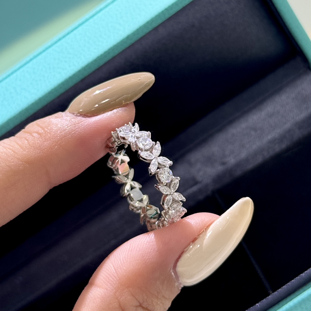 Luxury Ring Diamond Ring Designer Full Lace Jewel Wedding Ladies 'Daily Outfits Birthday Present