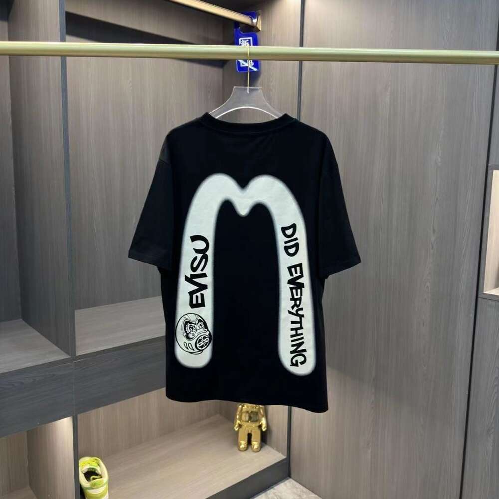 2023 neues High-End-EV-Fushen-T-Shirt Big M Cyberpunk Modemarke Kurzarm Design Lose für Männer und Frauen 937922