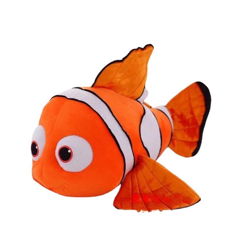 Factory wholesale 2 styles 25cm cartoon clown fish plush toy aquarium dolls goldfish dolls children's gifts