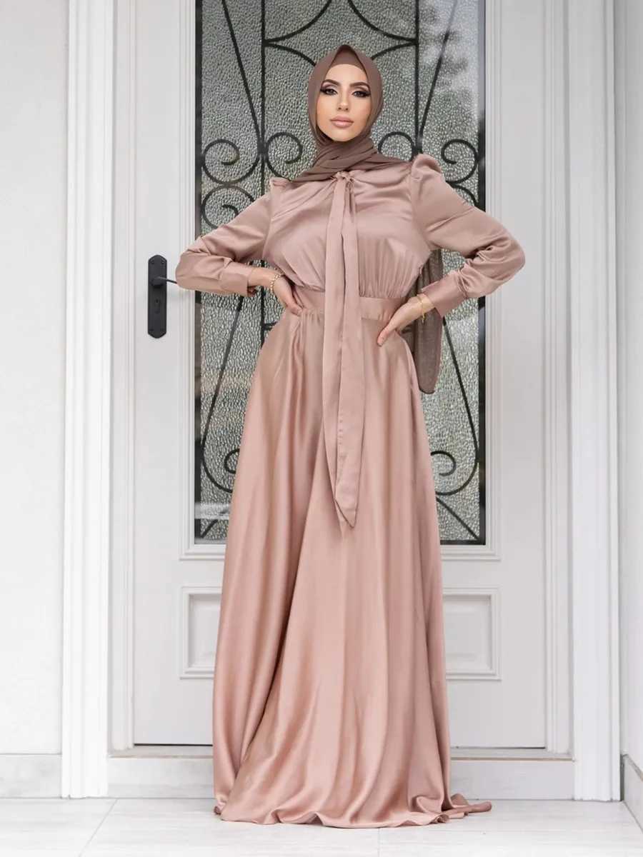Этническая одежда скромная Дубай Абая Хиджаб Ислам Рамадан Харак